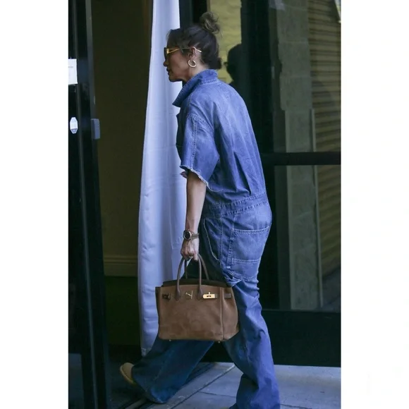 💕 R13 Debbie short sleeve coverall in Windsor blue size S JLo jumpsuit onesie - Picture 4 of 13